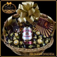 Poklon za muškarca korpa Chivas Regal, Gift basket for men