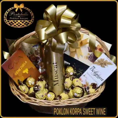 Poklon za dame korpa Sweet Wine