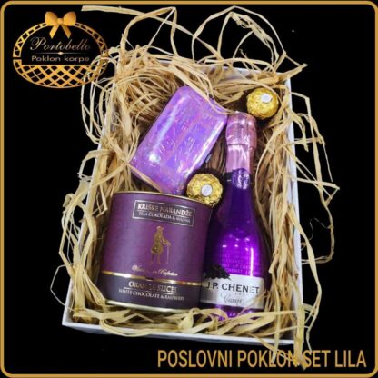 Maliposlovni poklon set Lila