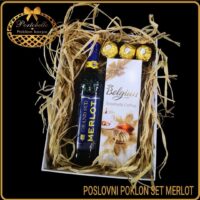 Mali poslovni poklon set Merlot