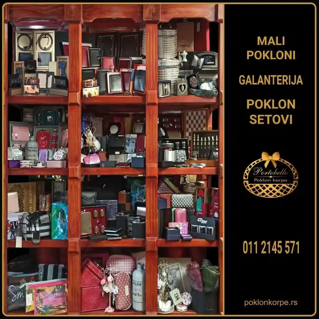 Prodavnica poklona Poklon korpe Portobello originalni mali pokloni