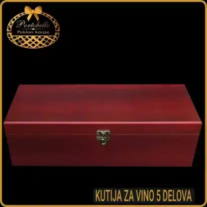 Kutija za vino 5 delova zatvorena